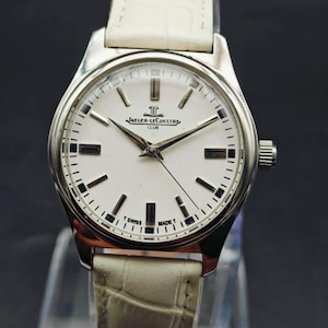 Vintage Jaeger Lecoultre Club herrklocka med begränsat manuellt mekaniskt urverk, schweizisk tillverkning, JLC bild 15
