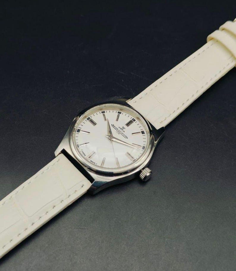 Vintage Jaeger Lecoultre Club herrklocka med begränsat manuellt mekaniskt urverk, schweizisk tillverkning, JLC bild 19