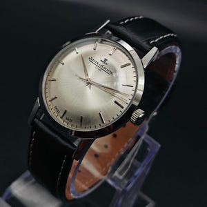 Vintage JLC Jaeger Lecoultre Club herenhorloge beperkt handmatig mechanisch uurwerk Swiss Made afbeelding 17