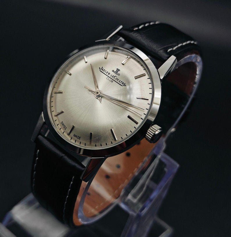 Vintage JLC Jaeger Lecoultre Club herenhorloge beperkt handmatig mechanisch uurwerk Swiss Made afbeelding 17