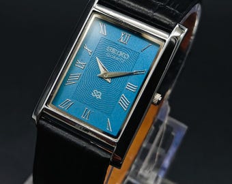 Vintage Classic Japan Quartz Men's Watch Seiko 7N43 9070 Silver