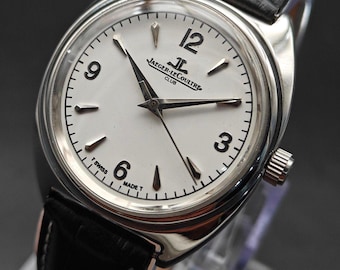 Vintage Jaeger Lecoultre Club Men's Watch Limited Manual Mechanical Movement Swiss Made, JLC WhiteUnisex