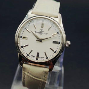 Vintage Jaeger Lecoultre Club herrklocka med begränsat manuellt mekaniskt urverk, schweizisk tillverkning, JLC bild 10