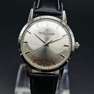 Vintage JLC Jaeger Lecoultre Club herenhorloge beperkt handmatig mechanisch uurwerk Swiss Made afbeelding 10