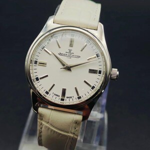 Vintage Jaeger Lecoultre Club herrklocka med begränsat manuellt mekaniskt urverk, schweizisk tillverkning, JLC bild 9