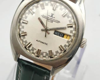 Vintage JLC Jaeger Lecoultre Club Men's Watch Limited Automatic  Mechanical Movement Swiss Made