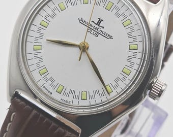 Vintage JLC Jaeger Lecoultre Club Men's Watch Limited Manual Mechanical Movement Swiss Made