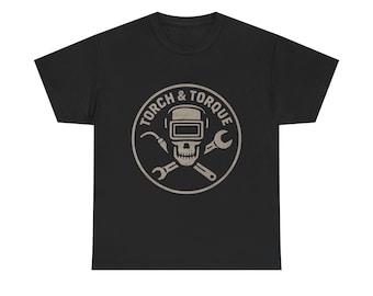 Welder Totenkopf Stil Baumwolle T-Shirt