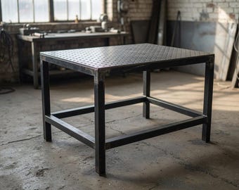 Hochleistungs-Schweißtischpläne für 48 "x 36" - PDF mit technischen Zeichnungen, Schnittliste & 3D-Modellen