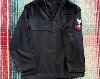 Sobrecamisa Crackerjack de lana de la Marina de los EE. UU. de los años 40