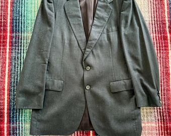 80s Lanvin Charcoal Blazer 41/M