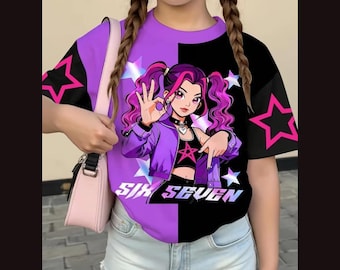 Kpop Demon Hunters shirt, Kpop shirt, Demon Hunter shirt, Kpop Super girls shirt, Rumi, Zoey, shirt, Rumi & Zoey Inspired Fan shirt