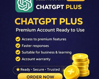 ChatGPT Plus Vollzugang 1 Monat - Schneller, intelligenter, ohne komplizierte Einschränkungen