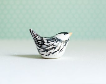 Blackpoll Warbler Miniature