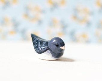 Dark Eyed Junco Miniature | Bird Figurine | Songbird Figurine
