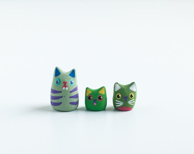 The Sandersons| Derpy KitteH Mini Collection| Set of 3 KitteHs and a KitteH Bowl | Derpy KitteH Set