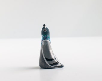 Rock Dove Ring Holder | Pigeon Ring Cone | Jewelry Display | Ring Dish | Bird Figurine