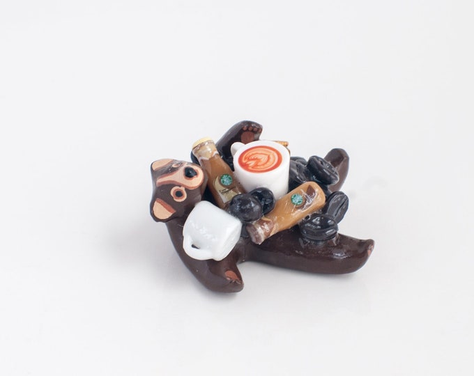 The Coffee Lover Bear | Large Being Bear | The Kawaii Collection | For The Caffeine Addict