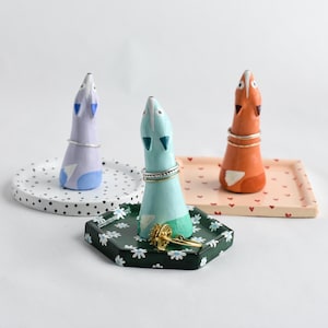Choose Your Fox Ring Dish | Jewelry Dish | Jewelry Holder | Whimsical Jewelry Organizer