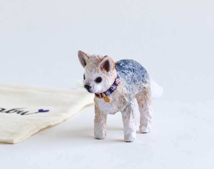 Custom Pet Figurine or Ornament | Add a FAVORITE TOY! | Custom Cat | Custom Dog | Custom Small Pet | Gift for Pet Lovers | Father's Day Gift