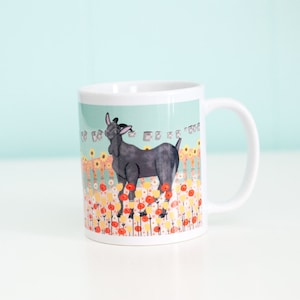 Goat Coffee Mug / A Meadow and Tin Cans / 11oz Coffee Mug image 1