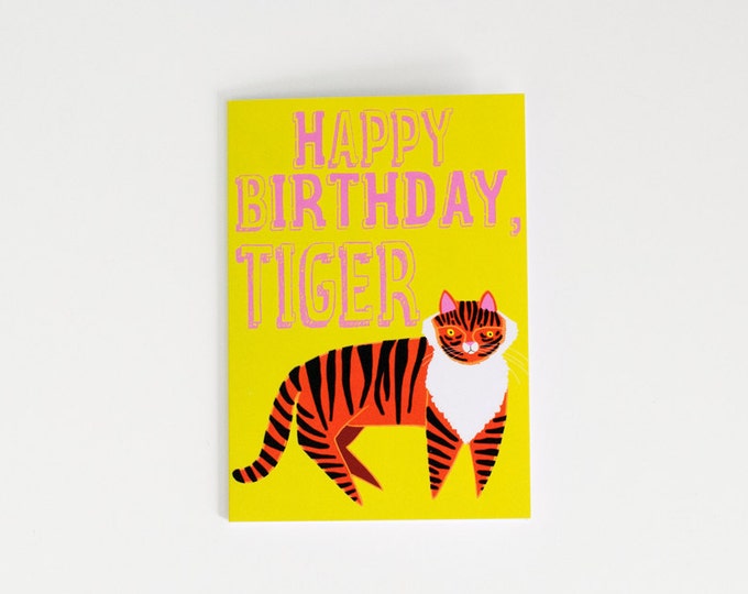 Happy Birthday, Tiger | Funny Card | Birthday Card