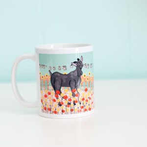 Goat Coffee Mug / A Meadow and Tin Cans / 11oz Coffee Mug image 3