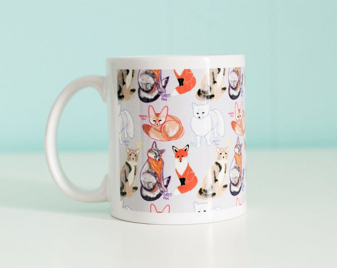 Fox Mug / Fox Species / Coffee Mug / 11 oz