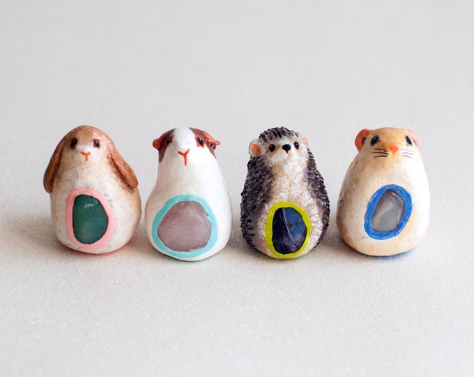 Lucky Plumps: Rub for Good Luck |  Now You Can Customize! | Choose Your Lucky Small Pet Figurine