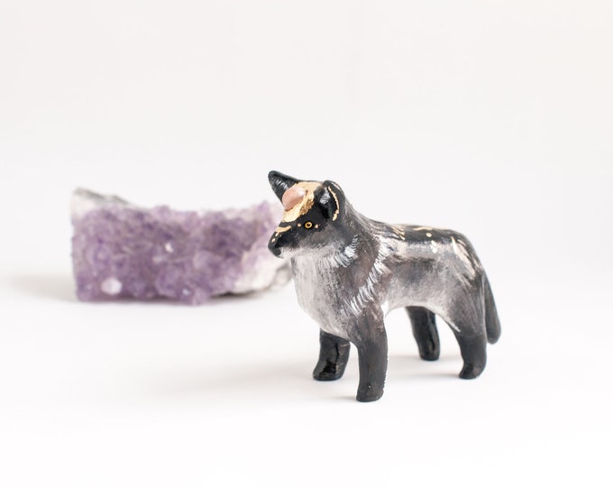 Seeing Eye Collection: The Peach Moonstone Gray Wolf | Guide Animals to Truth | A Creature of One Wilderness
