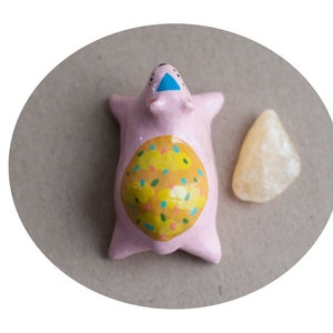 The Imagination Bear w/ Calcite Pocket Stone