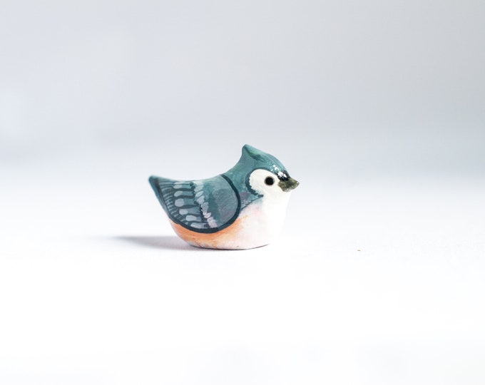 Tufted Titmouse Miniature | Bird Figurine