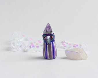 BirBs of ParaDise-Amethyst | For Calming | Self Esteem Bird Figurines