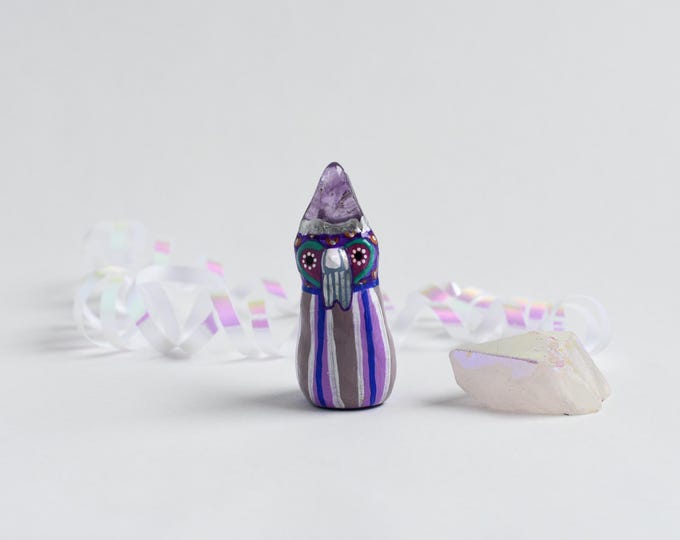 BirBs of ParaDise-Amethyst | For Calming | Self Esteem Bird Figurines