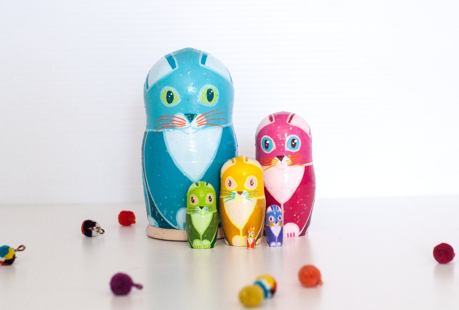 cat nesting dolls