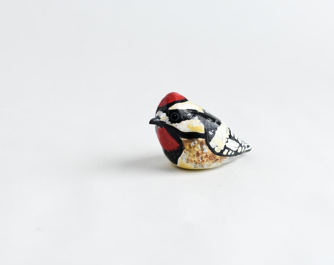 Yellow-Bellied Sapsucker Miniature | Backyard Bird | Woodpecker | Bird Figurine