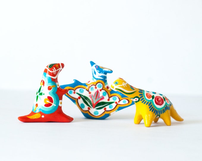 Dala Dinosaurs | Scandinavian Design | Choose from 3 Different Dinosaurs | Folk Art