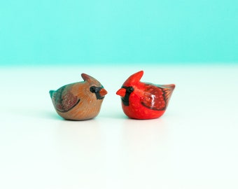 Northern Cardinal Pair-  Miniatures