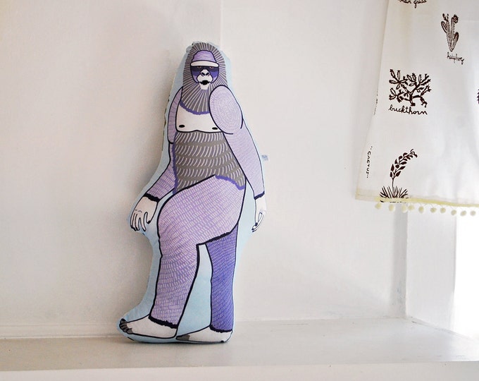Yeti Plushie / Abominable Snowman / Stuffed Animal / Sasquatch Pillow / Bigfoot / Father's Day Gift | Gift for Dad