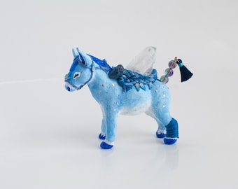 Beasts of Burden Collection: The Clear Quartz Donkey | Pack Animals to Lighten the Loads of the World