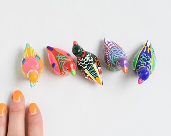 Lucky Duck Figurine: Ceramic Good Luck Charm, Pocket Size