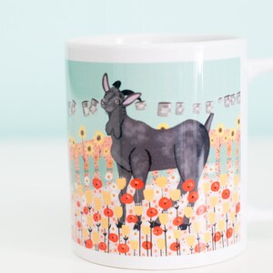 Goat Coffee Mug / A Meadow and Tin Cans / 11oz Coffee Mug image 2