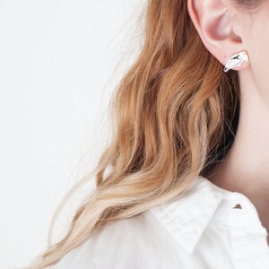 Redwing Blackbird Earrings | Enamel Jewelry | Stud Earrings | Song Bird | Post Earrings | Bird Jewelry image 6