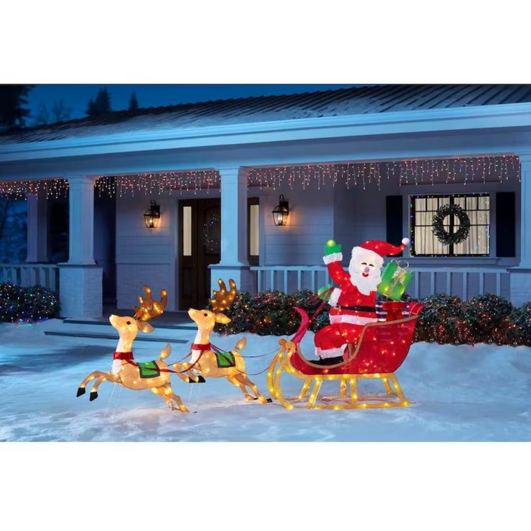 8.5 Ft Yuletide Lane Giantsized LED Santa