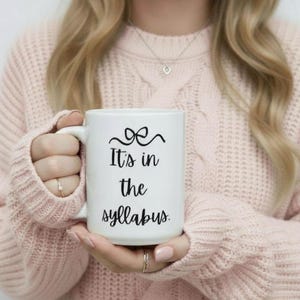 It's in the Syllabus - Etsy
