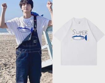 Disegno Super Tuna SVG per Merchandising, Regalo per Amico dell'Esercito di Tonni, Disegni PNG, Tonno PNG, Maglietta Super Tuna bts
