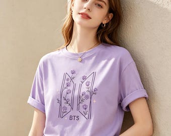 Maglietta del concerto del BTS World Tour 2026, maglietta del merchandising Bangtan Kpop Army.
