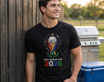 Camiseta de fútbol con estampado de la Copa Mundial de la FIFA 2026, Copa Mundial de la FIFA