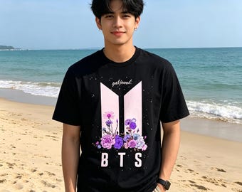 Maglietta grafica BTS, maglietta BTS, t-shirt BTS, maglietta Bangtan, maglietta Bangtan, Bangtan 1