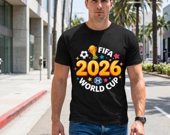 Camiseta oficial de la FIFA para hombre del Mundial 2026 - Diseño nacional de EE. UU., Canadá y México